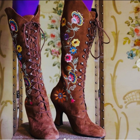 Free People Shoes - PENNY LANE BOOTS ✨ JEFFERY CAMPBELL X FREE PEOPLE ✨ WISTERIA RARE GEM💎